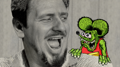 Ed "Big Daddy" Roth With Rat Fink