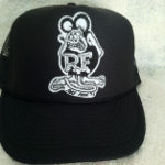 Black/White Rat Fink Trucker Hat