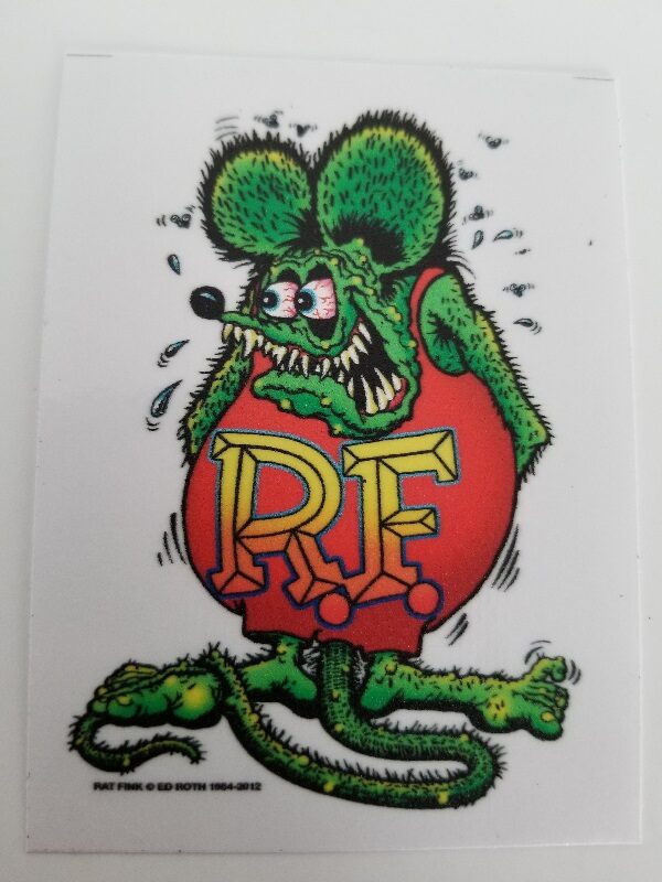 Finkg Xxx Video - Green Rat Fink Clear Decal - Ed Roth's Rat Fink