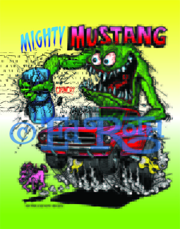 Mighty Mustang 22x28