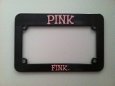 Pink Fink License Plate Frame