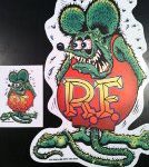 Rat Fink Sticker Set