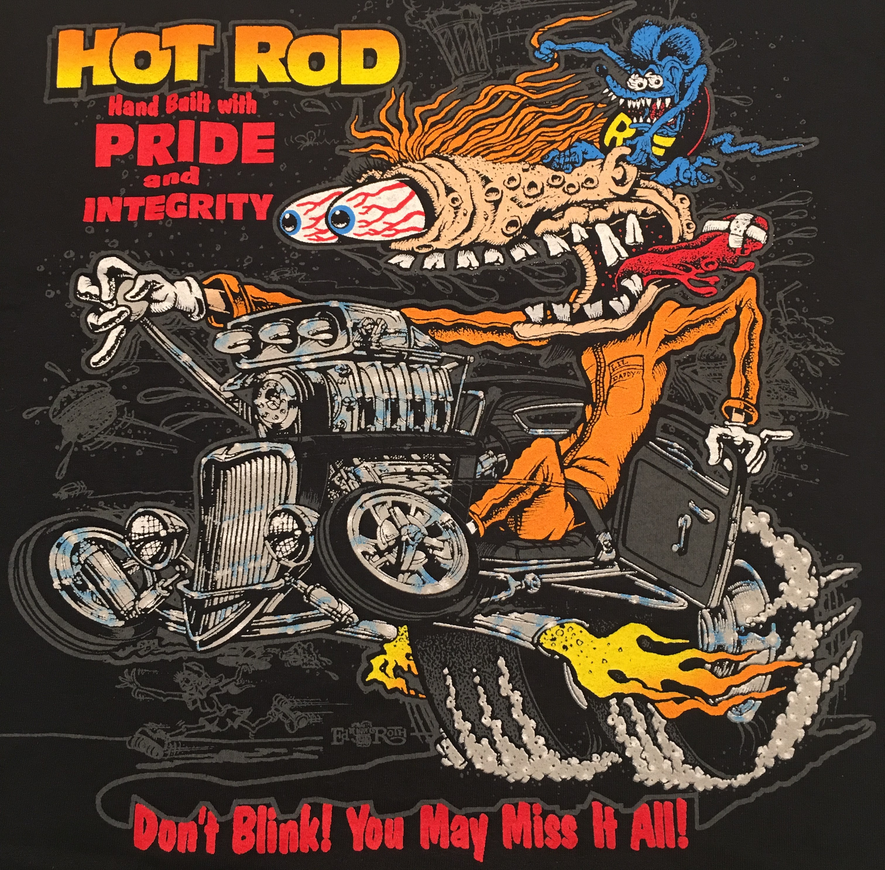 Hot Rod Hand Built With Pride T-Shirt