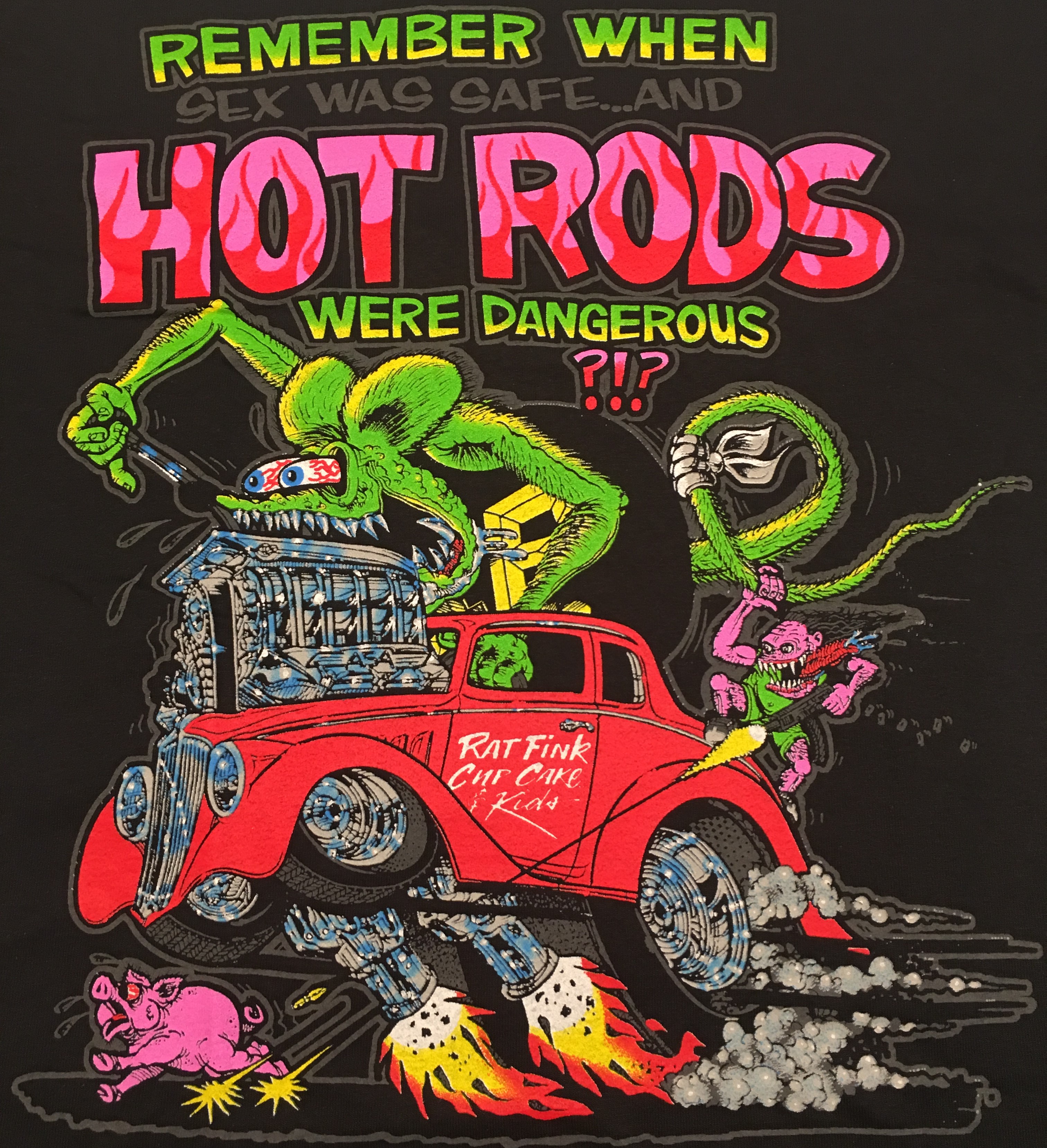 Remember When T Shirt Black Ed Roths Rat Fink