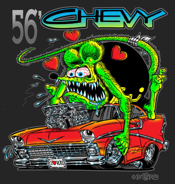 Rat Fink '56 Chevy T-Shirt - Ed Rat