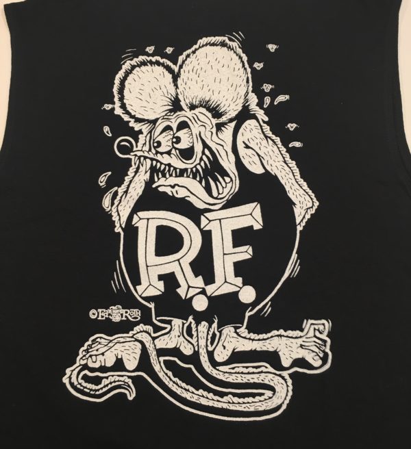 Buster Shirt Black & White RatFink Logo#18