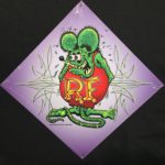 Purple Rat Fink Metal Sign