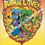 Burnin' Love 12x18 Metal Sign
