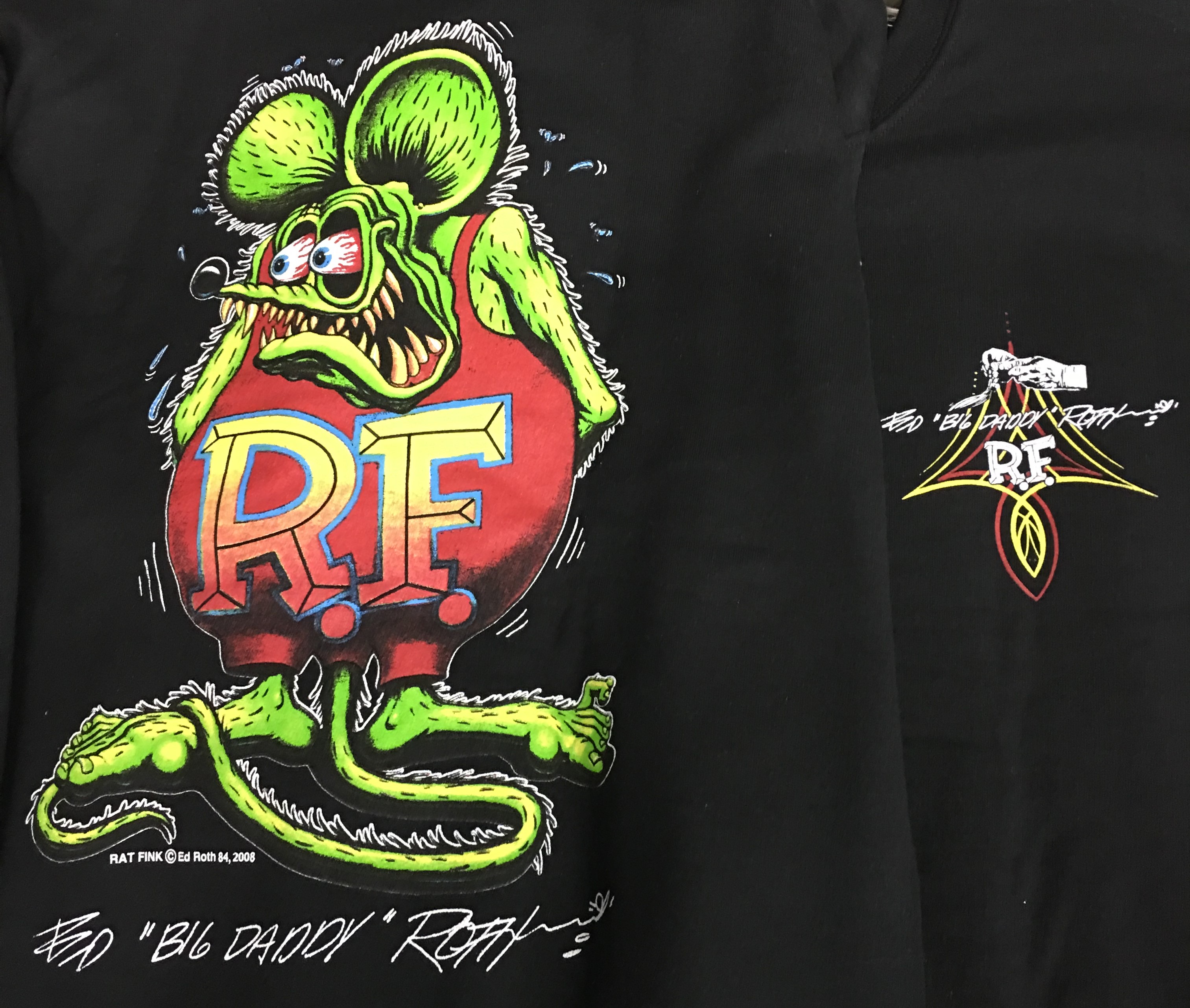 Rat Fink Sweatshirt Full Color - Ed Roth's Rat Fink