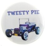 118 Ed Roth's Tweety Pie Button (2.25