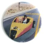 107 Ed Roth's Globe Hopper Button (2.25