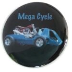 109 Ed Roth's Mega Cycle Button (2.25