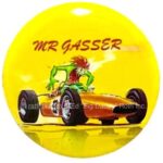 18 Ed Roth's Mr Gasser Racer Button (2.25