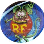 12 Rat Fink Love to Surf Button (2.25