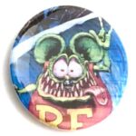 12 Rat Fink Loves to Surf Button (1.5