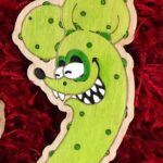 Christmas Pickle Fink Handmade Ornament