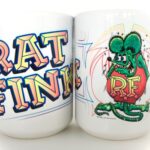 White Rat Fink Pinstripes Mug