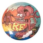 11 Rat Fink HOT DOG! Button (2.25