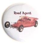 113 Ed Roth's Road Agent Button (2.25