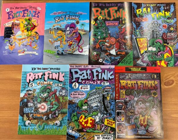 Comics Set of 7 - Ed Roth's Rat Fink