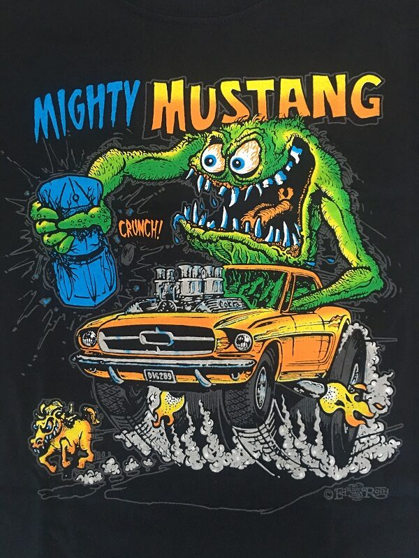 Mighty Mustang T-Shirt (Black) Ed Roth's Fink