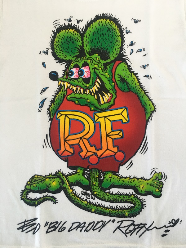 Rat Fink #12 Full Color on Front Kids T-Shirt - Ed Roth's Rat Fink