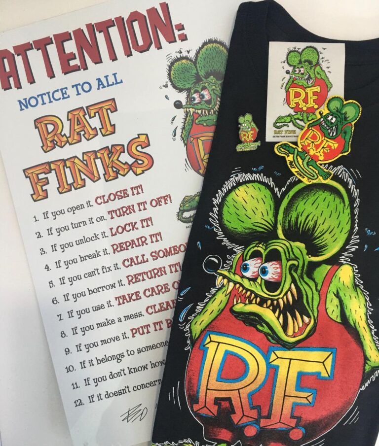 Attention Rat Finks Collection Set Ed Roth's Rat Fink