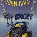 Race? Corn Hole Board Set Kustom Stickers
