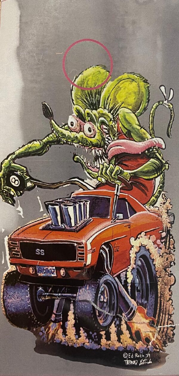 Rat Fink SS Corn Hole Board Set Kustom Stickers