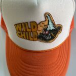 Youth Orange/White Wild Child Trucker Hat