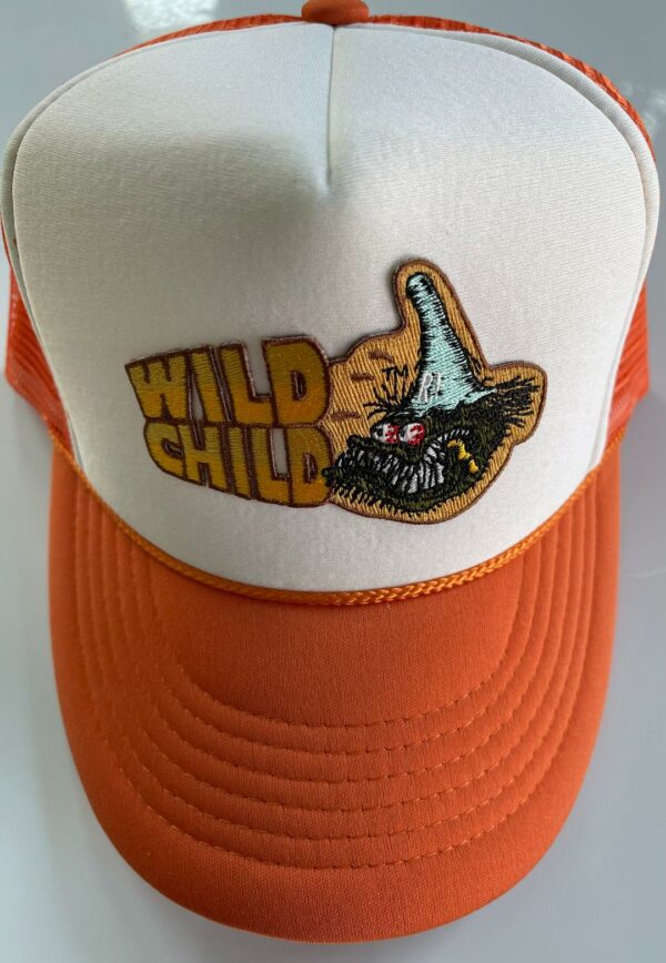 Youth Orange/White Wild Child Trucker Hat