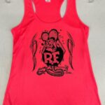 Rat Fink Coral Ladies Racerback tank