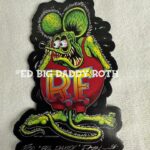 Black background Rat Fink 3