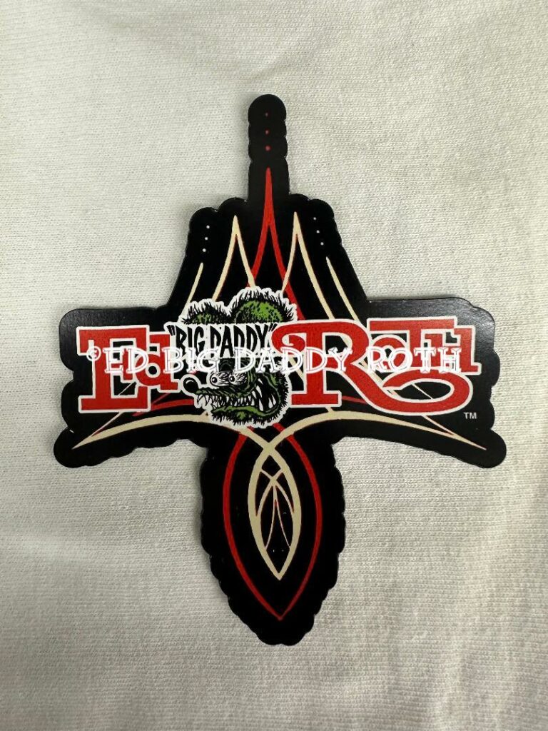 EBDR Pinstriping 3" Ed Roth's Rat Fink