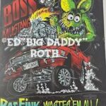 Boss Mustang Aluminum Sign 12x18
