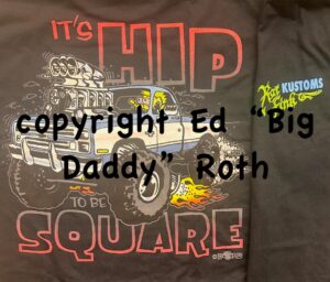 Rat Fink It's Hip To Be Square  T-Shirt