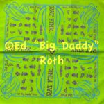 Green Nuts & Bolts Blue-Purple Rat Fink Bandana