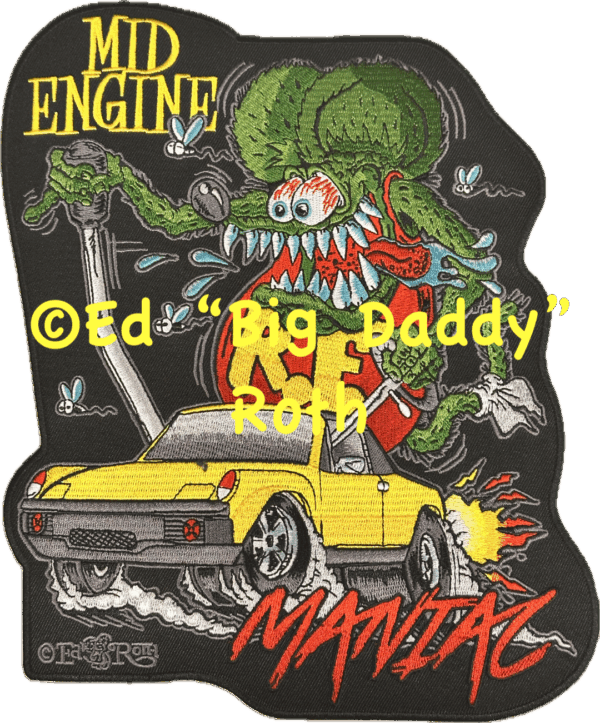 Mid Engine Rat Fink Patch