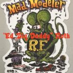 Rat Fink Mad Modeler Sticker