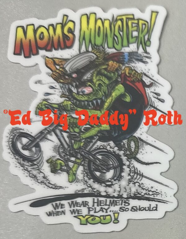 Rat Fink Mom's Monster Sticker